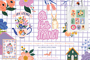 Spring Floral Clipart Collection, an Object Illustration by Essentially Nomadic (Thumbnail 1 of 14)