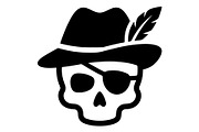 Pirate Skull Vector Icon, an Object Graphic by Gfx_Store (Thumbnail 12 of 14)
