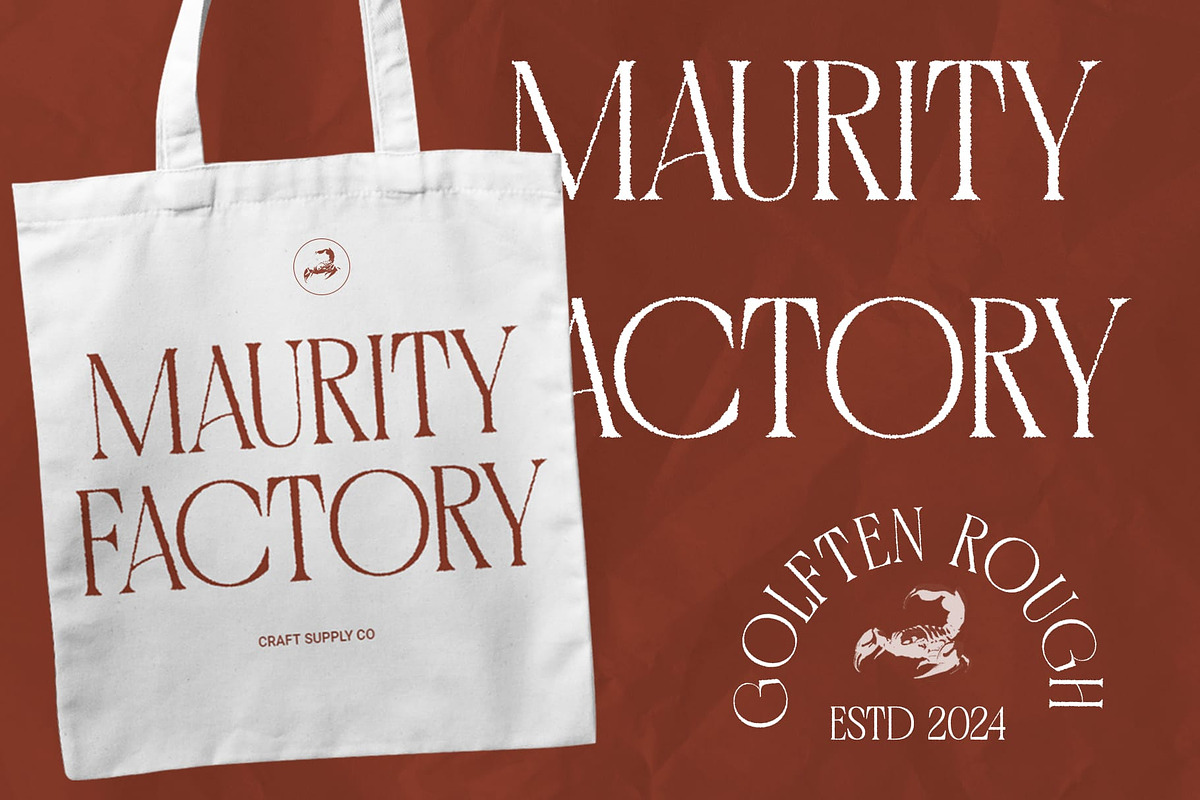 Golften rough, a Serif Font by Craft Supply Co. (Photo 2 of 8)