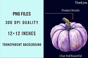 Pastel Pumpkin Clipart, an Illustration by SinaCreation (Thumbnail 4 of 5)