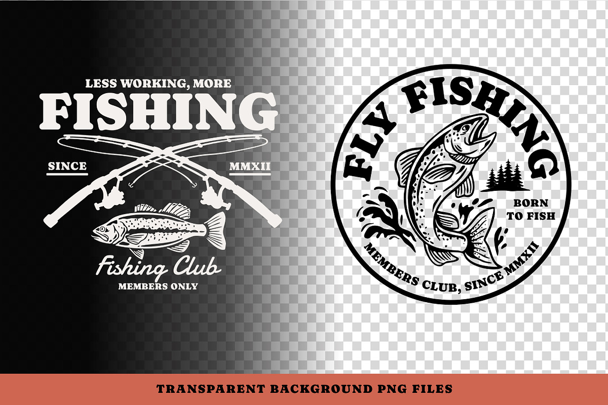 Fishing Design Collection - Mono, a Branding & Logo Template by cd-design.co (Photo 7 of 8)