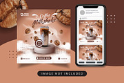 Template Drink Menu For Social Media, a Social Media Template by Izalsye (Thumbnail 1 of 2)