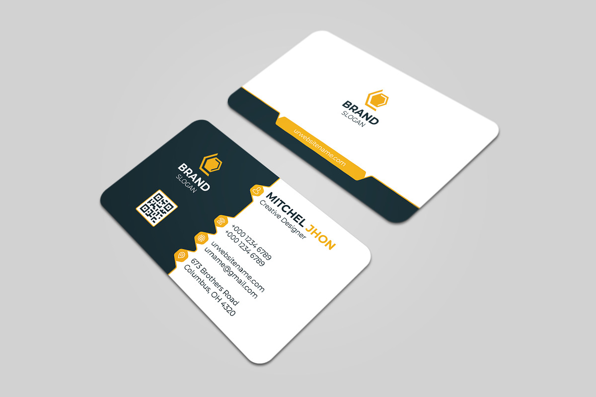 Creative & Modern Business Card, a Business Card Template by GFXCity (Photo 3 of 4)