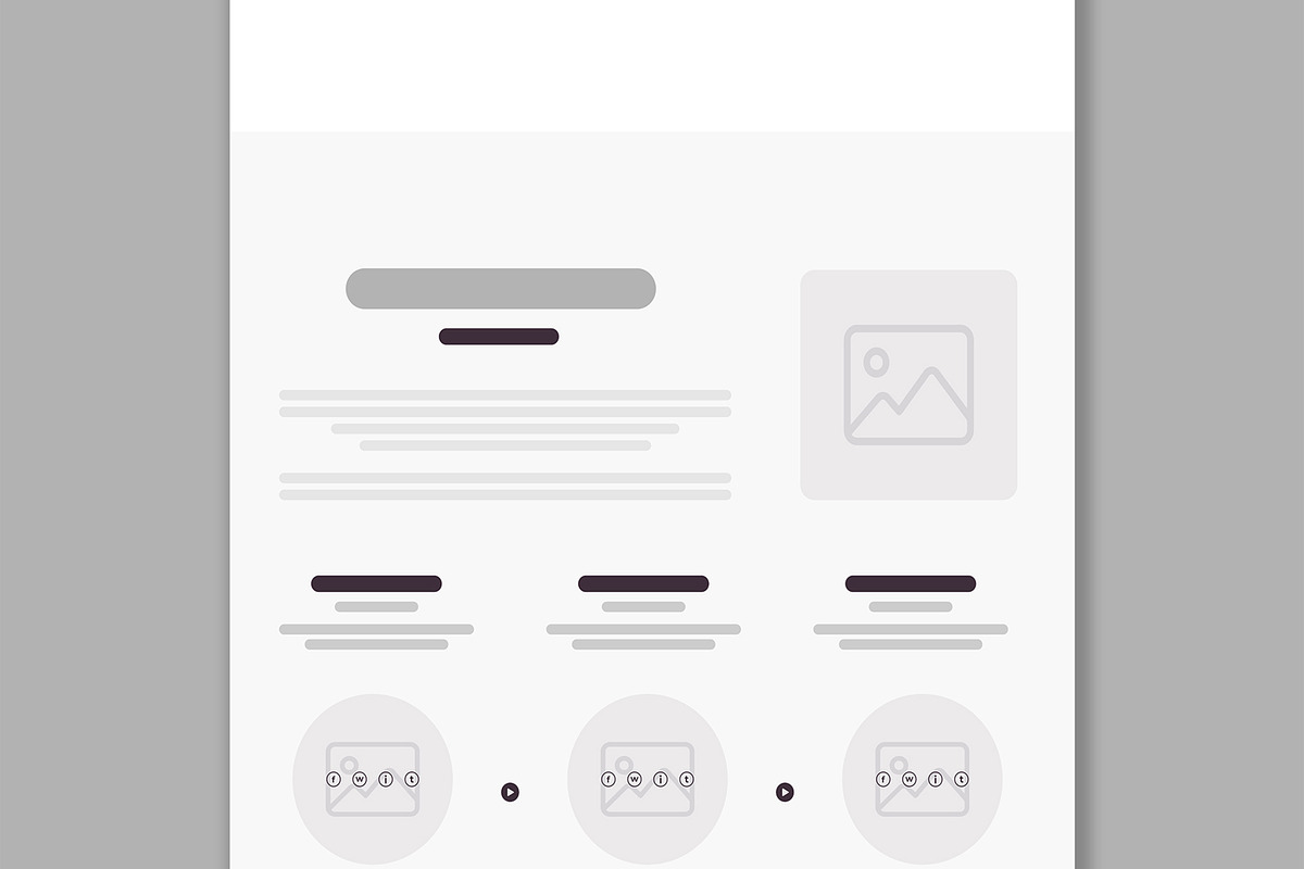 Business Website Wireframe, a Wireframe Template by ContestDesign (Photo 4 of 6)