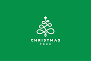 Christmas Tree Logo Template, a Branding & Logo Template by yopie (Thumbnail 2 of 4)