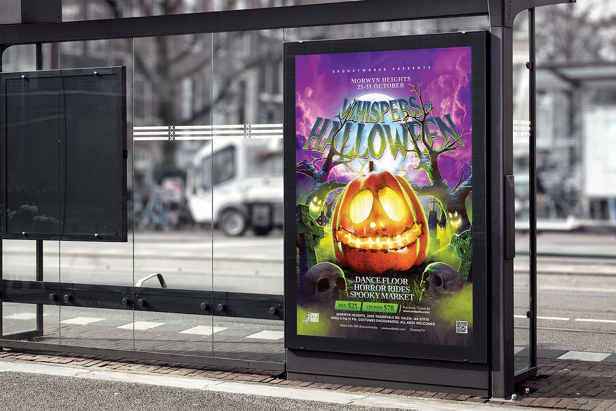 Halloween Flyer Template PSD — Spook, a Flyer Template by Bornx Design (Photo 5 of 5)