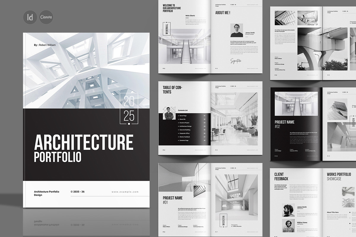 Architecture Profile Template, a Brochure Template by StyleArt (Photo 1 of 10)