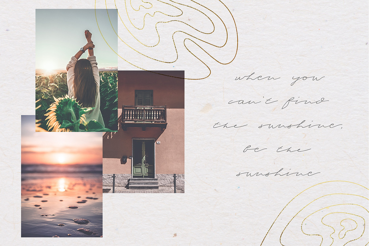 Serene Beauty Handwritten Font Duo preview 2
