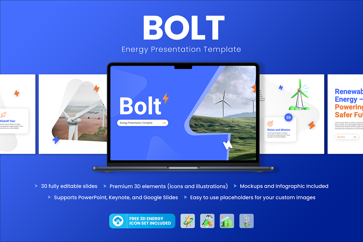 Energy Slides Template, a Templates & Theme by Flat Icons (Photo 1 of 4)