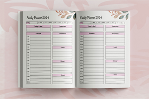 Family Planner 2024 KDP Interior