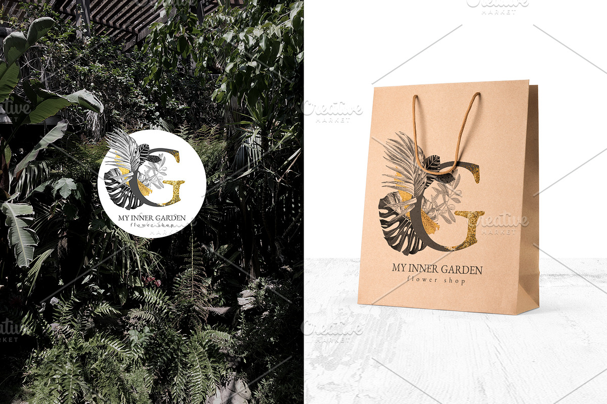 Tropical gold, a Decorative Illustration by handsketched (Photo 11 of 15)