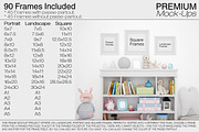 Nursery Wallpaper & Frames Mockups, a Product Mockup by mock-ups (Thumbnail 5 of 23)