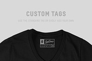 Port & Company LPC54V Ladies V-Neck, a Shirt Mockup by Pixel Sauce™ (Thumbnail 7 of 7)