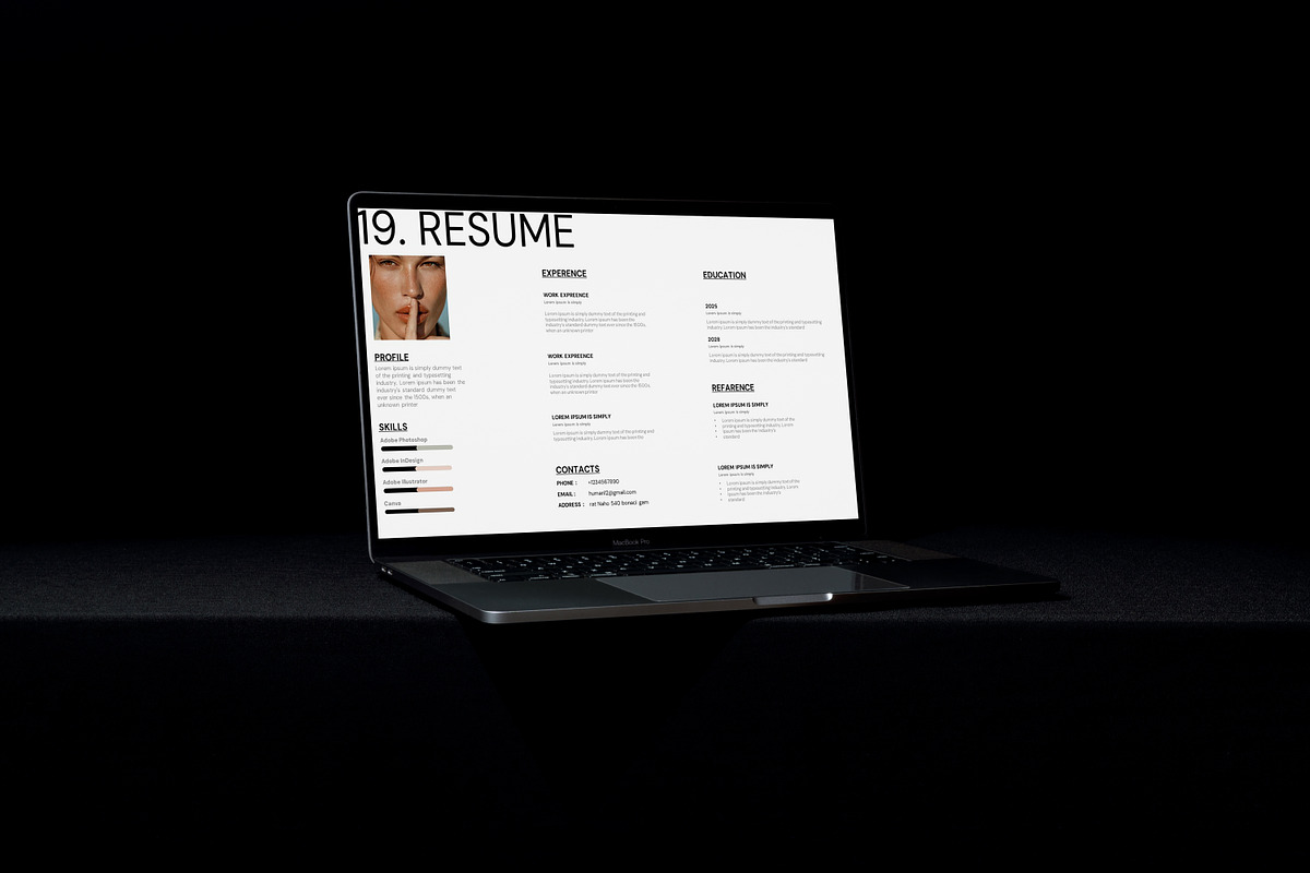Portfolio and Resume Template preview 3
