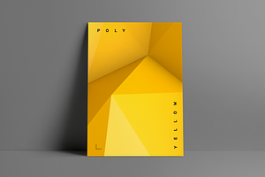 Yellow Polygons - Background Set