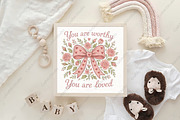 Valentine's Day Heart Coquette Bow, an Illustration by CraftArtStudio (Thumbnail 4 of 4)