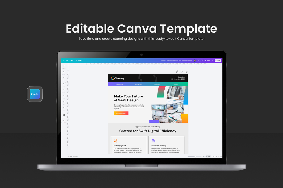 Tech & Software (SaaS) Email, an Email Template by SLAB! Design (Photo 4 of 4)
