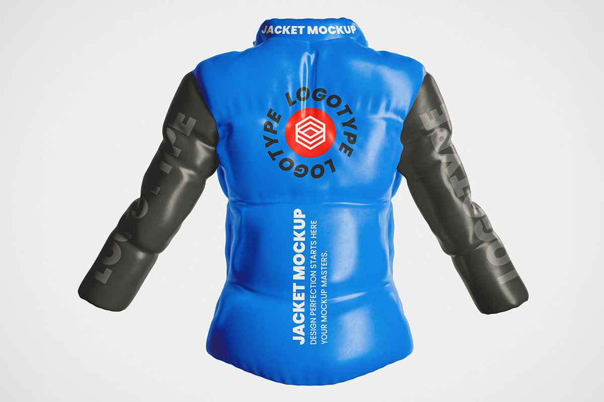 Thick Jacket Mockup back View, a Hoody Mockup by Se٧enStudio (Photo 2 of 2)