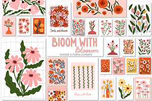 Modern Bloom | Floral Art Posters 2