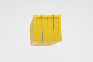 Shipping Container 3d Model