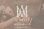 MA AM Wedding Monogram Logo, a Branding & Logo Template by LogoAV (Thumbnail 2 of 6)