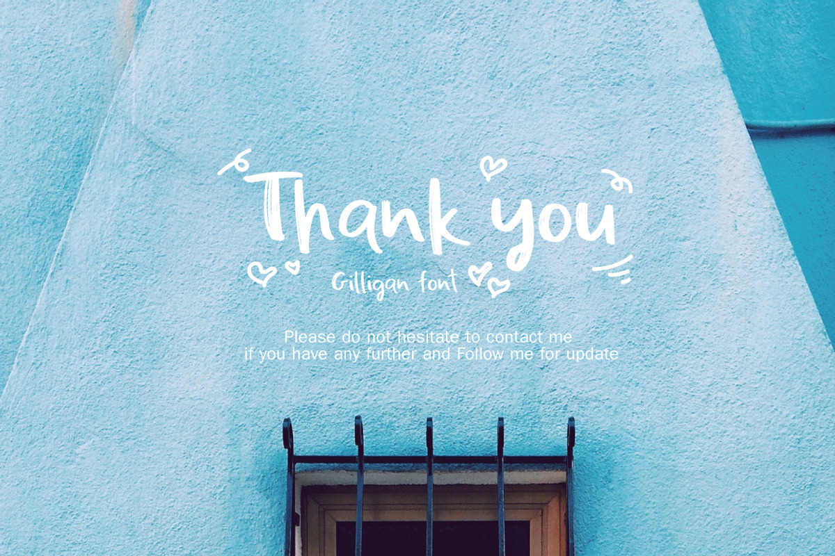 Gilligan | Handwritten Font preview 7