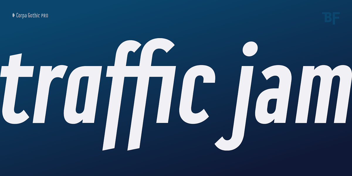 BF Corpa Gothic Pro, a Sans Serif Font by BrassFonts (Photo 2 of 15)