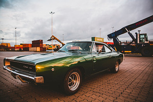 Dodge charger us muscle car featuring auto, charger, and dodge