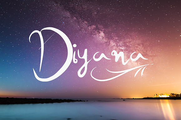 Diyana Handwritten Font preview 5