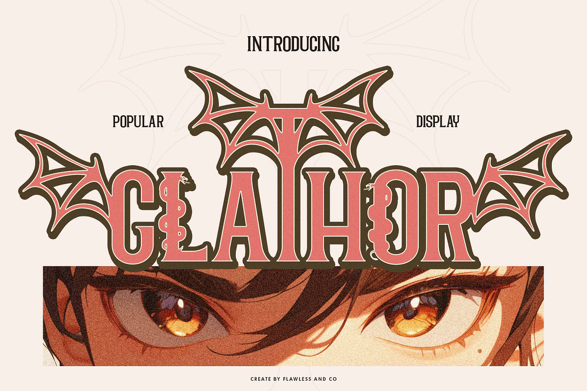 Glathor - Decorative Font, a Font by Flawless And Co (Photo 1 of 10)