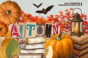 330+ Elements Autumn Collage Creator, an Object Graphic by Digi Life (Thumbnail 1 of 13)