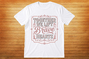 Breast cancer warrior t-shirt design