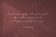 Dorothy Clark Script, a Script Font by Letterhend Studio (Thumbnail 6 of 9)