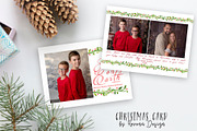 Christmas Card Template, a Card Template by Rovena Design (Thumbnail 2 of 2)
