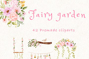 Fairy garden clipart, an Illustration by heyiamalice (Thumbnail 4 of 12)