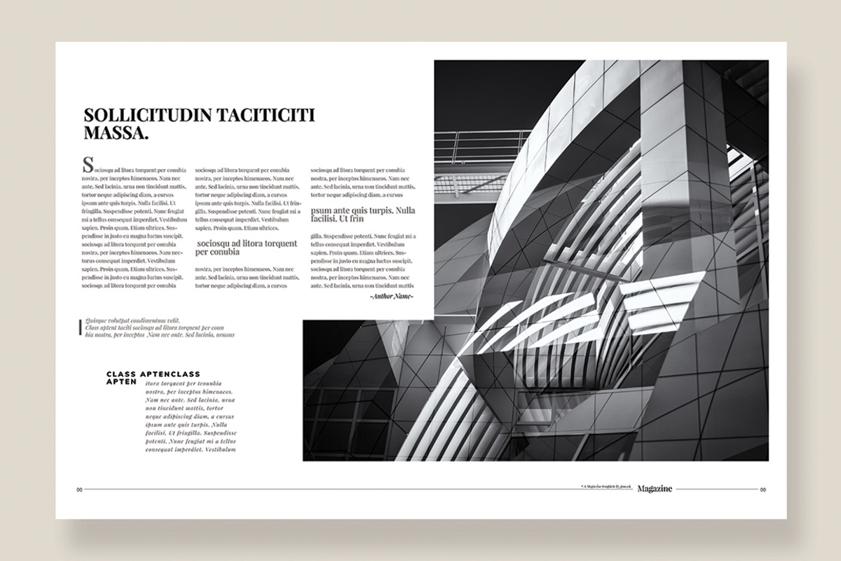 Magazine Template 09, a Magazine Template by pmvch (Photo 4 of 12)