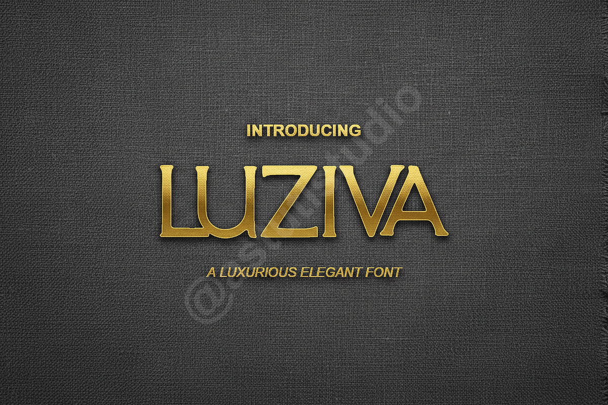Luziva | Elegant Serif Typeface, a Font by Astuti Studio (Photo 1 of 16)