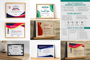 Luxury And Modern Style Certificate, a Stationery Template by MRI STUDIO (Thumbnail 1 of 13)