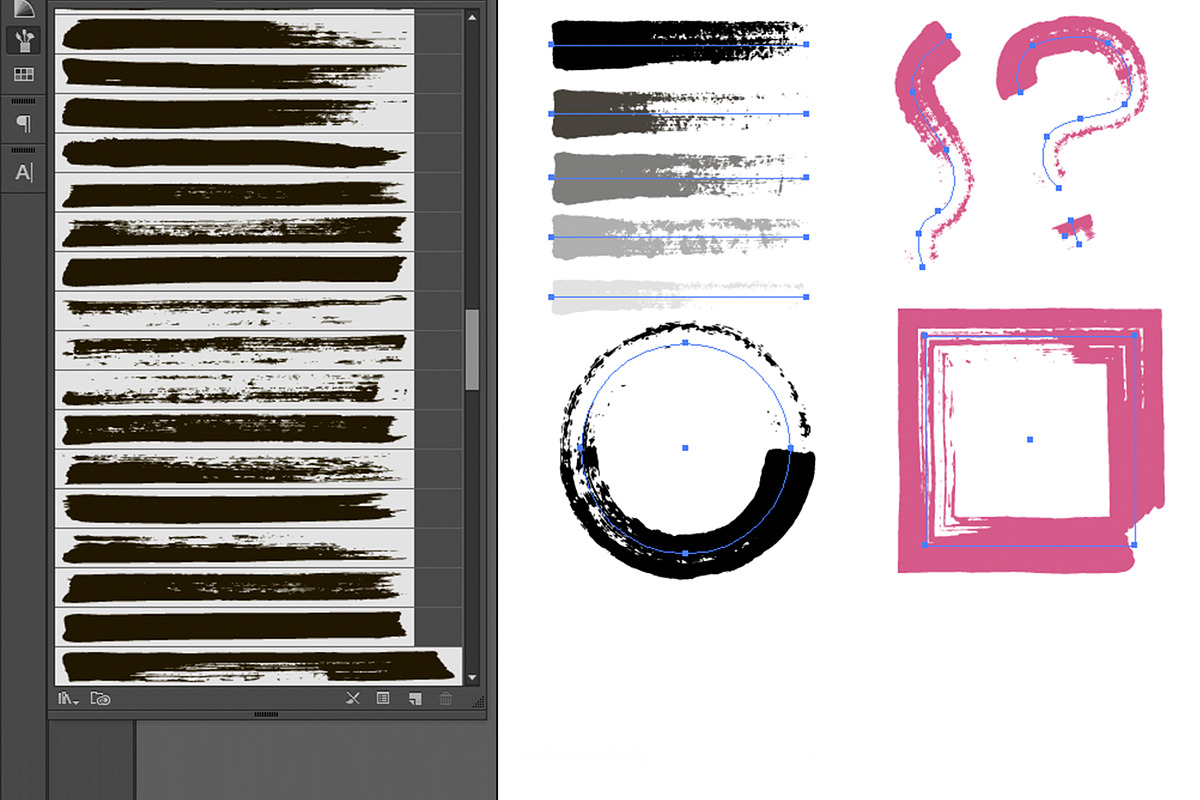 Vector stroke brushes, an Object Graphic by DOBROGRAPH (Photo 5 of 5)