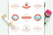 18 Wedding Logos and Badges, a Branding & Logo Template by Vasya Kobelev (Thumbnail 8 of 10)