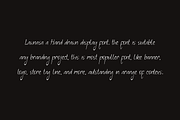 Lawnasa - Aesthetic Font, a Handwritten Font by Iqsiart Studio (Thumbnail 4 of 6)