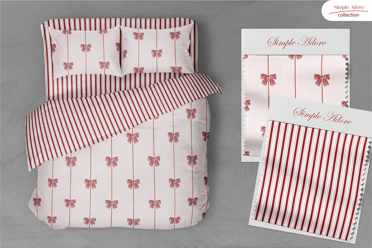 Simple Adore - Seamless Patterns, a Pattern Graphic by InaCorart (Photo 7 of 9)