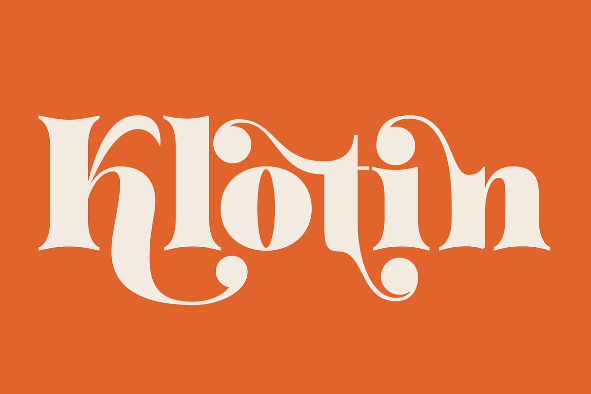 ZT Klotin - Display Typeface, a Serif Font by zelow type (Photo 1 of 15)