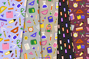 Back to School Clipart and Patterns, a Pattern Graphic by Drafts n Doodles (Thumbnail 6 of 12)