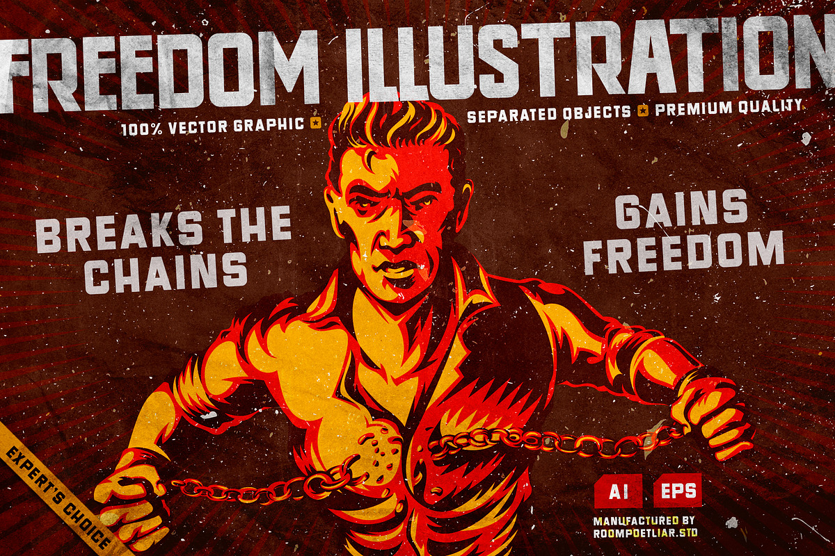 Propaganda Freedom Illustration, an Illustration by RMPL.std (Photo 1 of 4)