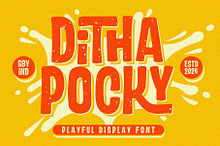 Ditha Pocky - Playful Font