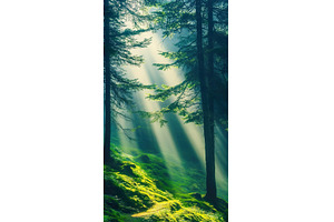 Sunlight filtering through lush, a Beauty & Fashion Photo by Lermont51
