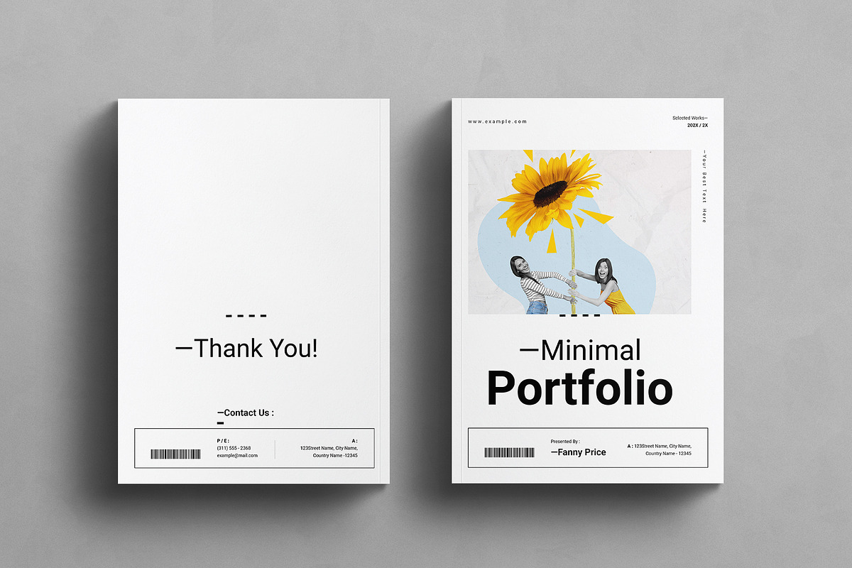 Minimal Portfolio Brochure Template preview 7