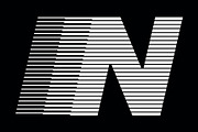 Letter N speed motion lines logo, a Branding & Logo Template by Leksono (Thumbnail 2 of 2)