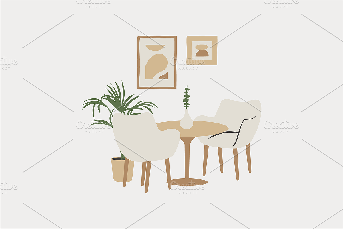 Home Decoration Illustration, a Decorative Illustration by Jump Studio (Photo 10 of 10)